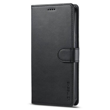 LC.IMEEKE Wallet Case Portemonnee Hoesje voor iPhone 15 Plus - Zwart