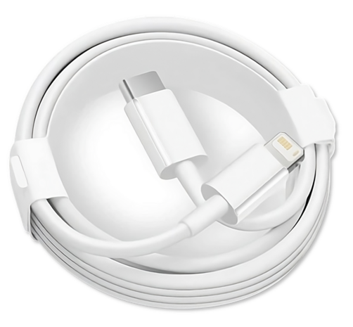 USB-C naar Lightning compatible kabel 2 meter - wit