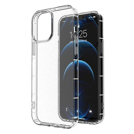 iPhone 15 Pro Bumper Case TPU + Acryl - Transparant