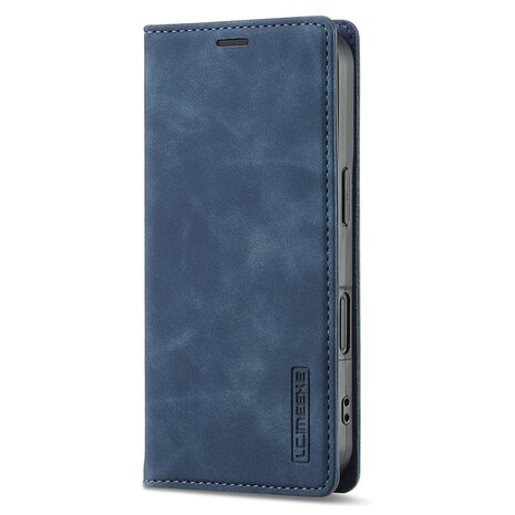 LC.IMEEKE iPhone 16 Portemonnee Hoesje - Blauw