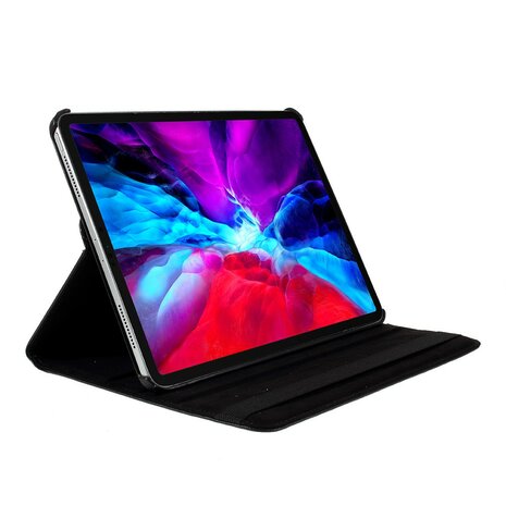 Zwarte 360&deg; Hoes voor iPad Pro 12.9 (2018-2022) &ndash; Stijlvolle en Beschermende Case