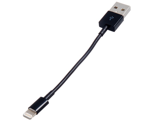 Korte naar USB kabel - Zwart - eforyou.nl